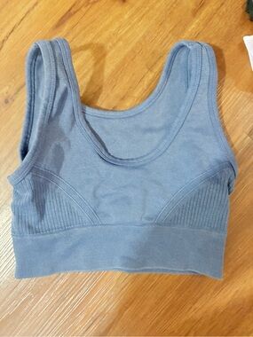 Everyday Support Scoop-Neck Sports Bra - Slate Blue